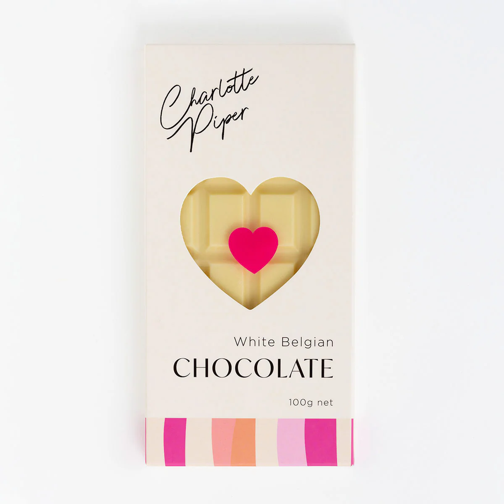 Charlotte Piper White Belgian Chocolate (100g Bar)